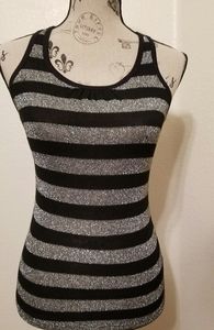 Small black and silver tank top